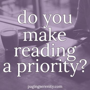 Do you make reading a priority?