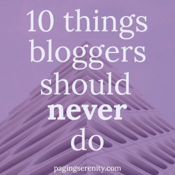 10 Things Book Bloggers Should NEVER Do